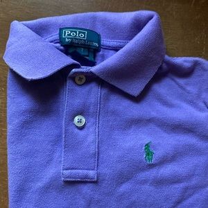 Ralph Lauren boys polo size 7, lilac